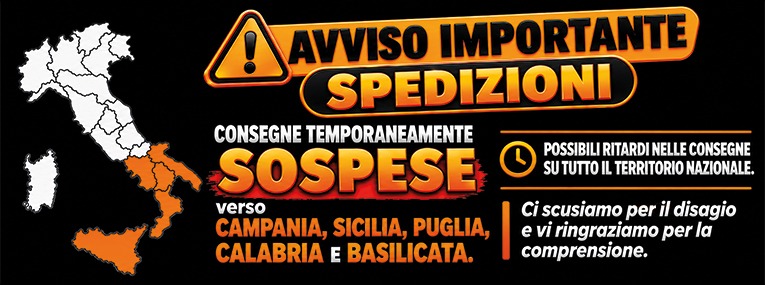 Spedizioni Sud Italia Sospensione